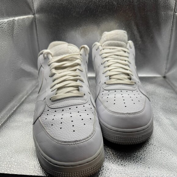 Size 12‎ Nike Air Force 1 \'07 LV8 White Blanc Mens Athletic Sneakers CK7214-100